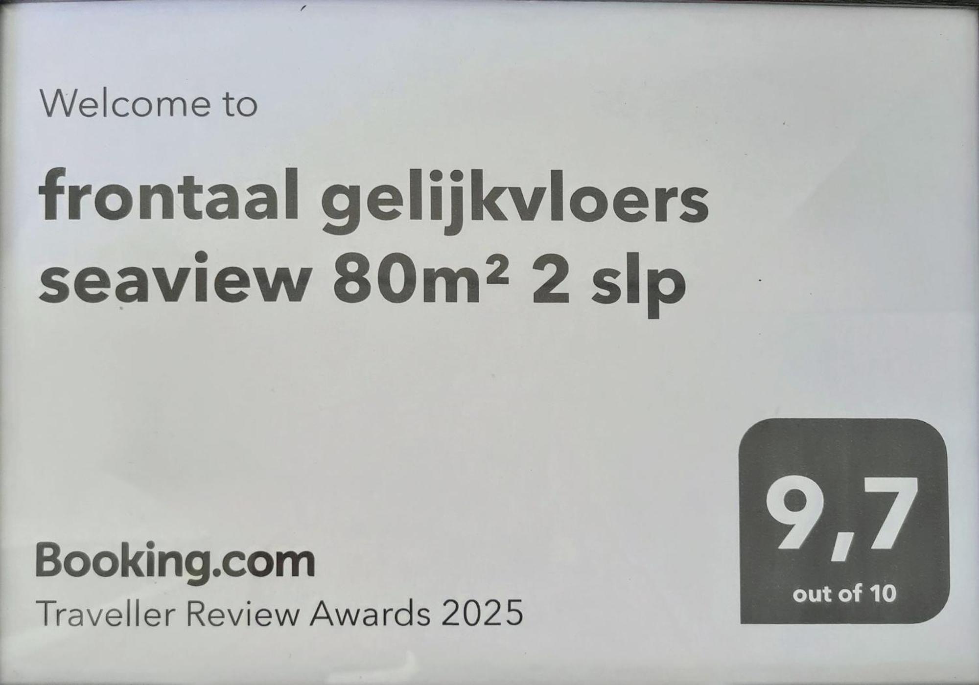 Frontaal Gelijkvloers Seaview 80M² 2 Slp Apartment Ostend Exterior photo